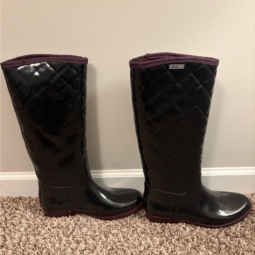 Tommy Hilfiger Black Boots
